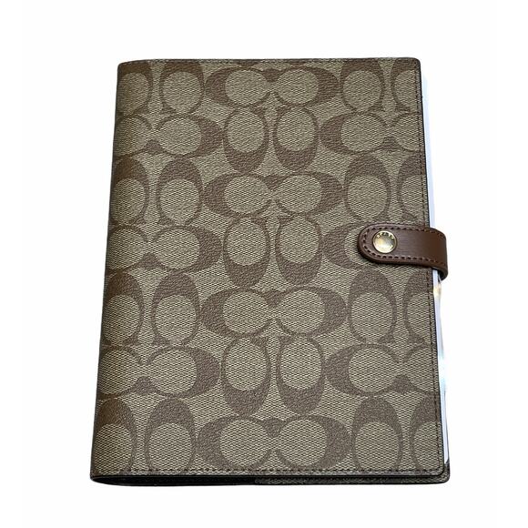 Coach Notebook in Signature CanvasLined Pages